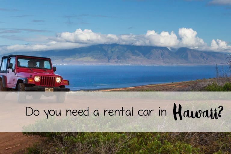 Do you need a rental car in Hawaii?